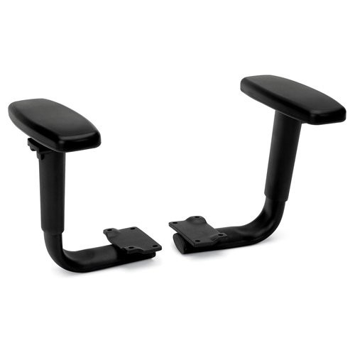 The Hon 5795T Adjustable Height Arm Kit Black 2/Set