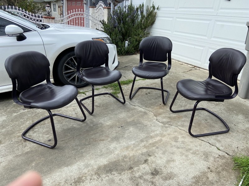 Vintage Herman Miller Equa Chairs Set Of 4