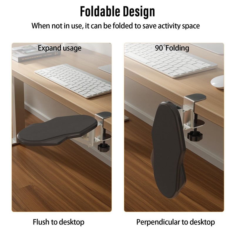 Ergonomic Arm Elbow Rest Desk Foldable Rotatable Support Computer Office Home gallery