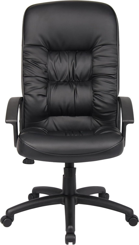 Elegant High Back Black Leatherplus Office Chair for Comfort and Style gallery