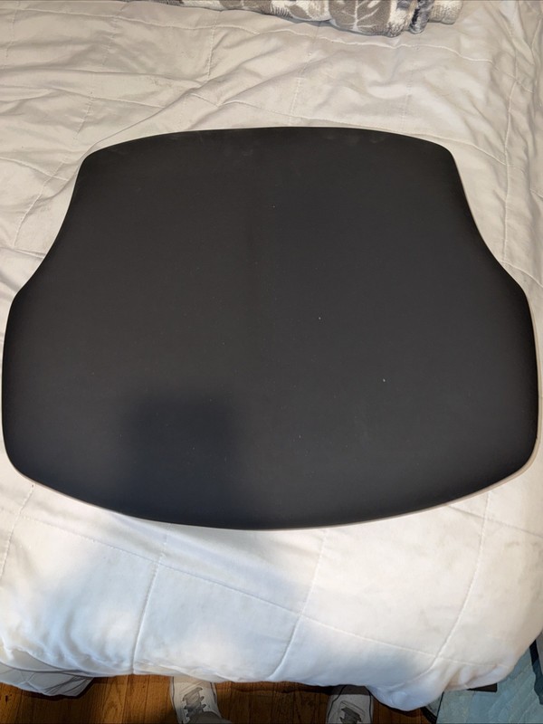 Humanscale Freedom Chair: Black Seat Cushion; Smooth leatherette- Foam