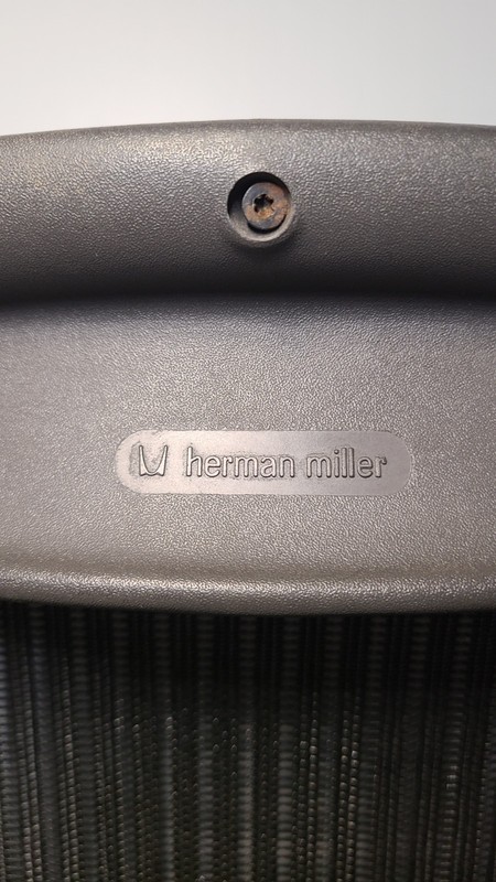 Herman Miller Aeron Chair Back-Mineral Size B Replacement-OEM gallery