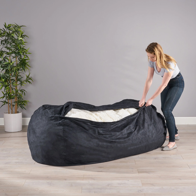 Adult Bean Bag Chair Giant Large Dorm Furniture Sofa Lounge College Couch gallery