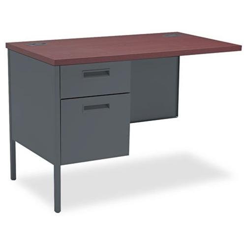 The Hon P3236LNS Left Pedestal Return 42″ Mahogany/Charcoal