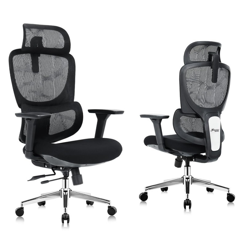 Black Ergonomic Mesh Home Office Chair, Big & Tall Gaming Chair – High-Adjust…