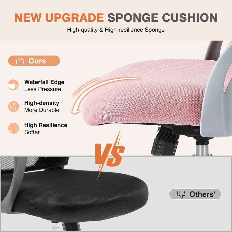 Tall Office Chair For Standing Desk With Adjustable Foot Ring,Counter Height Off gallery
