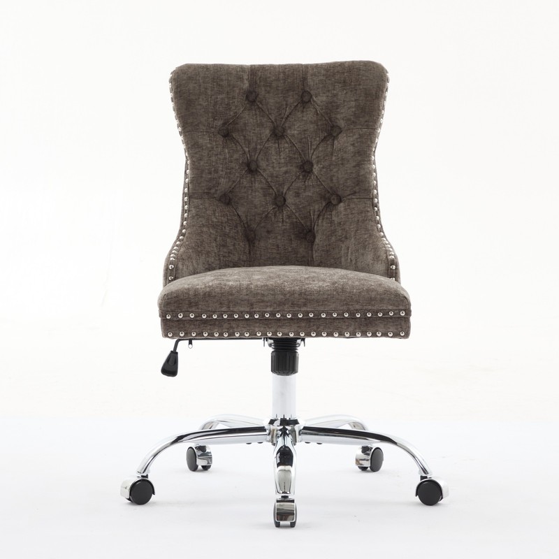 Furniture Office Chair,Modern Chenille Upholstered Tufted Button Home Office gallery