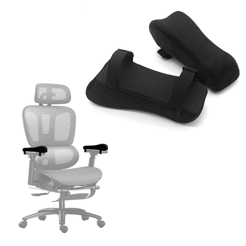 Ergonomic Office Chair Arm Pads Memory Foam Cushion Elbow Relief Support