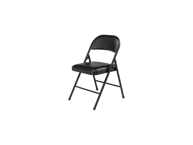NPS 950 Vinyl Padded Steel Folding Chair - Supports Up to 250 lb - 17.75" Seat H gallery