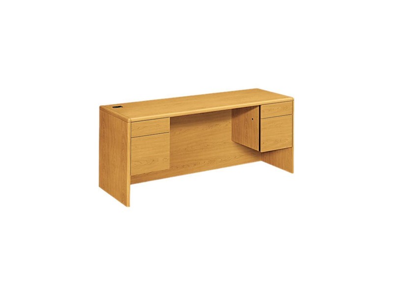 HON 10743CC 10700 Kneespace Credenza, 3/4 Height Pedestals, 72w x 24d x 29-1/2h,