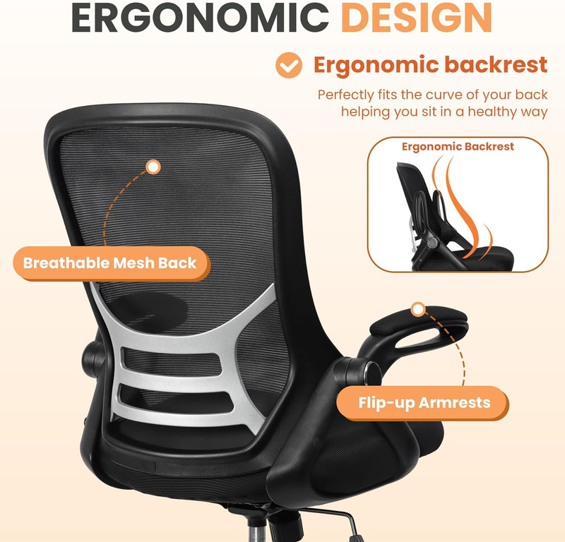 Drafting Chair Tall Office Chair, High Ergonomic Standing Desk Computer Stools w gallery