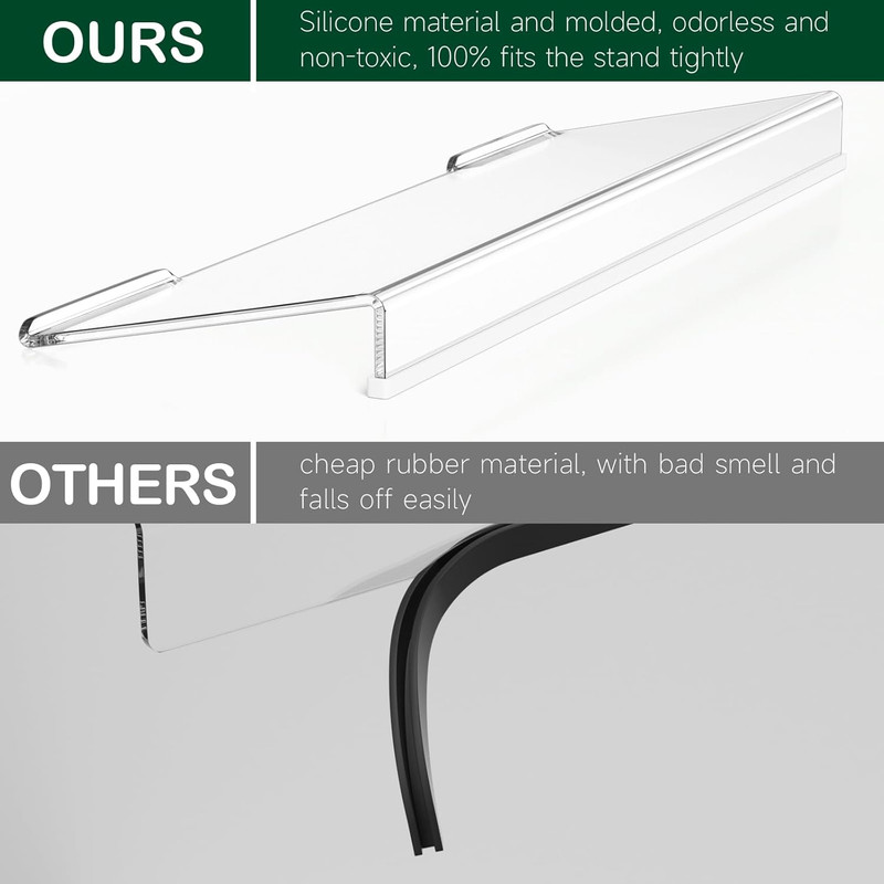 Computer Keyboard Stand Holder - Ergonomic Acrylic Keyboard Stand for Desktop Co gallery