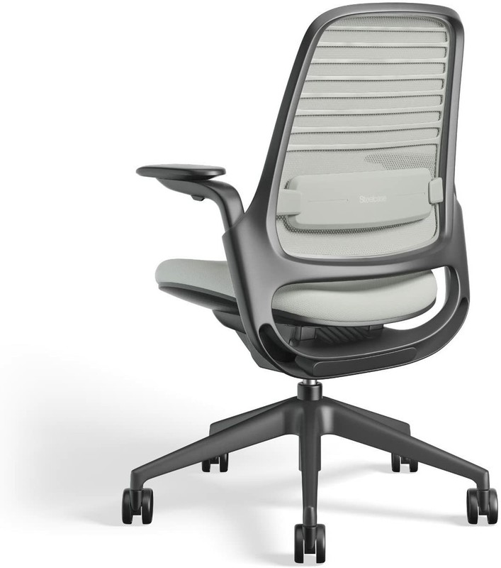 New Steelcase Series 1 Office Desk Chair Black Frame - Nickel Cogent Connect gallery