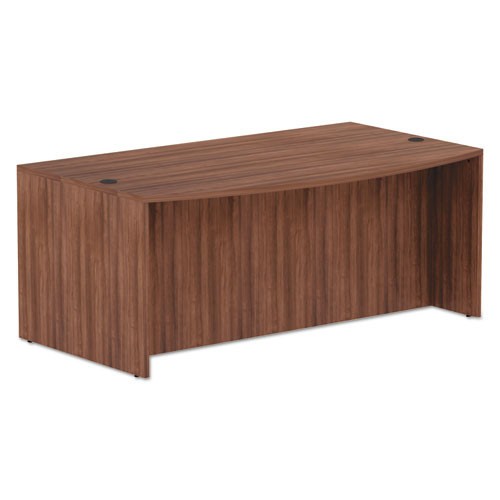 Alera Valencia Series Bow Front Desk Shell, 71" X 41.38" X 29.63", Modern gallery