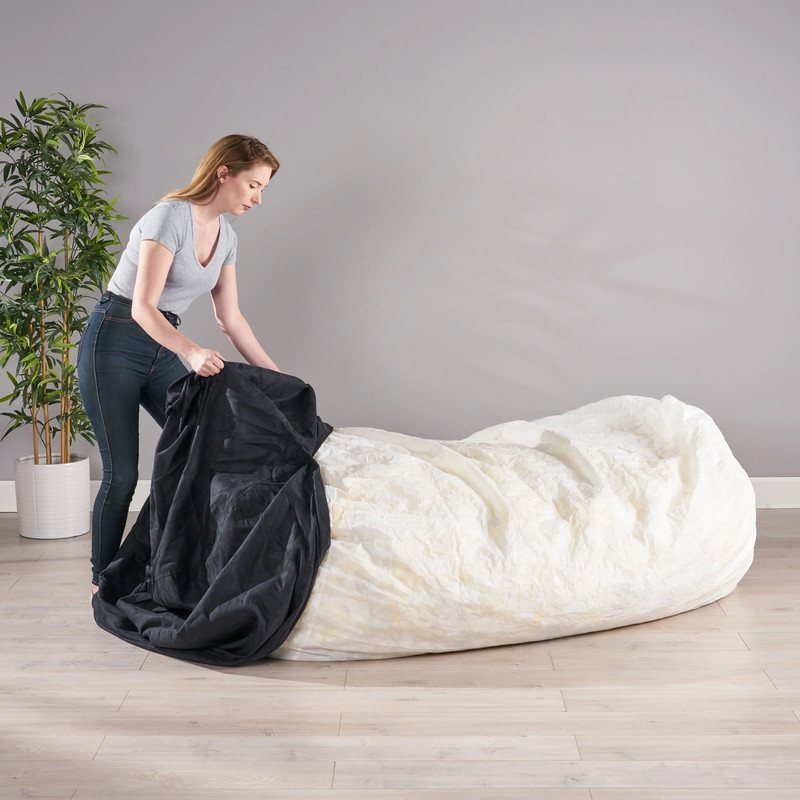 Adult Bean Bag Chair Giant Large Dorm Furniture Sofa Lounge College Couch gallery