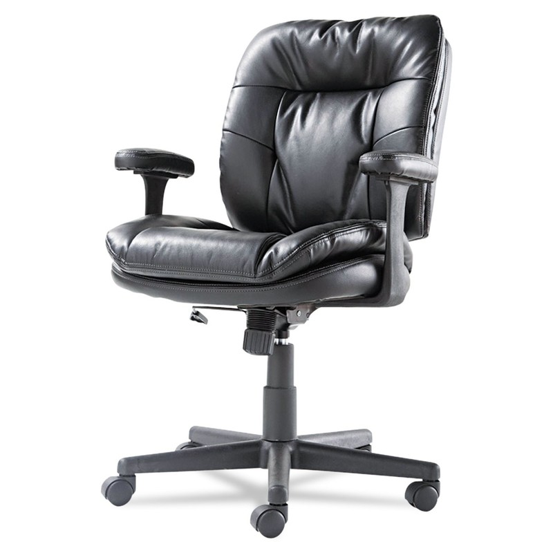 OIF Executive Swivel/Tilt Chair Fixed T-Bar 1' 10" x 3' 4" x 4", Black gallery