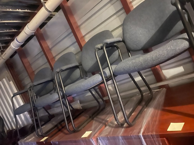 Waiting room style chairs with arms