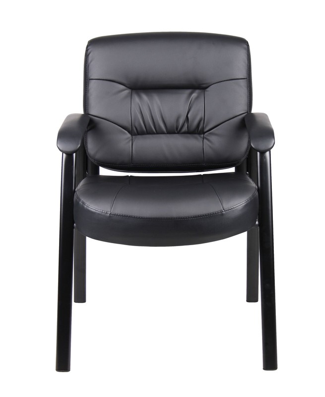 Boss Executive Mid Back LeatherPlus Guest Chair MODEL # B7509 gallery