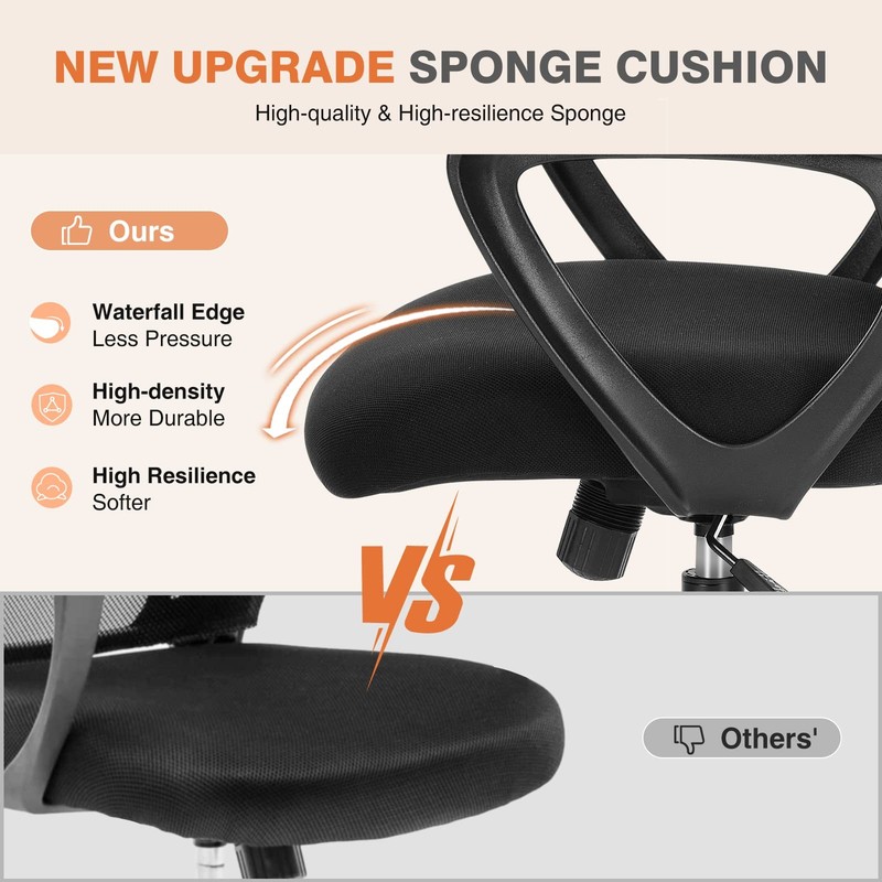 Home Office Managerial Executive Chair with Ergonomic Design, Mid-Back Mesh S... gallery