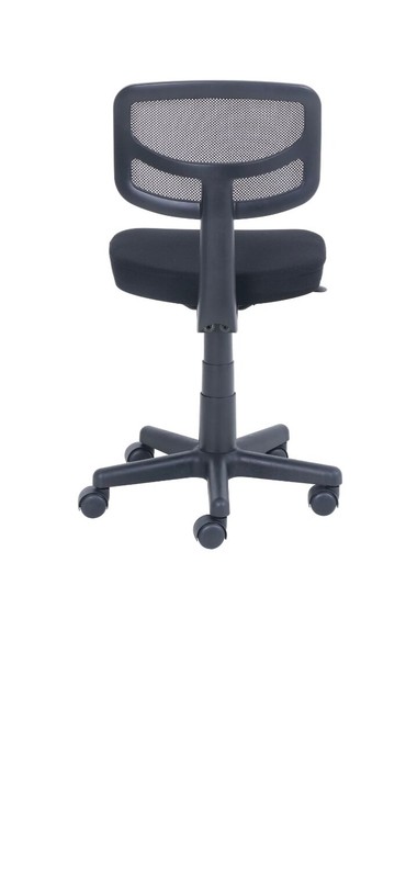 Black carbon fiber mesh office chair with plush padded seat gallery