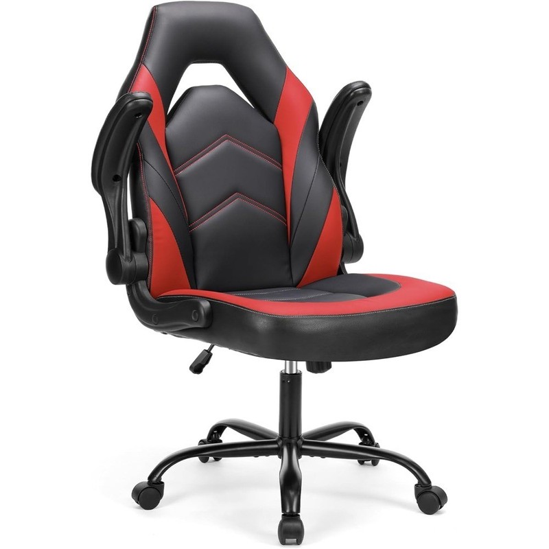 Ergonomic Office Executive Computer Gaming Desk Chair Adjustable Swivel Task PU