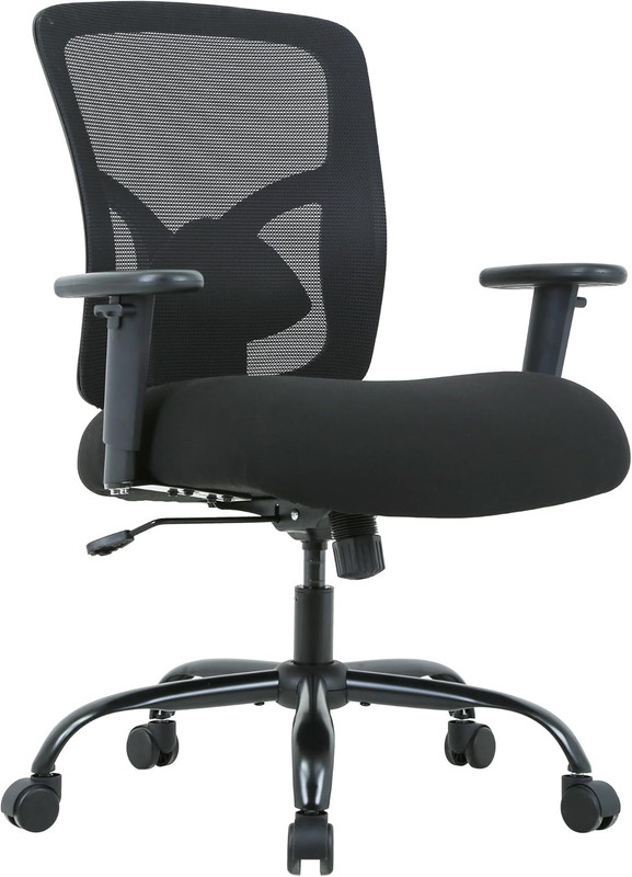 Ergonomic Big & Tall Office Chair with Lumbar Support – 500Lbs Capacity