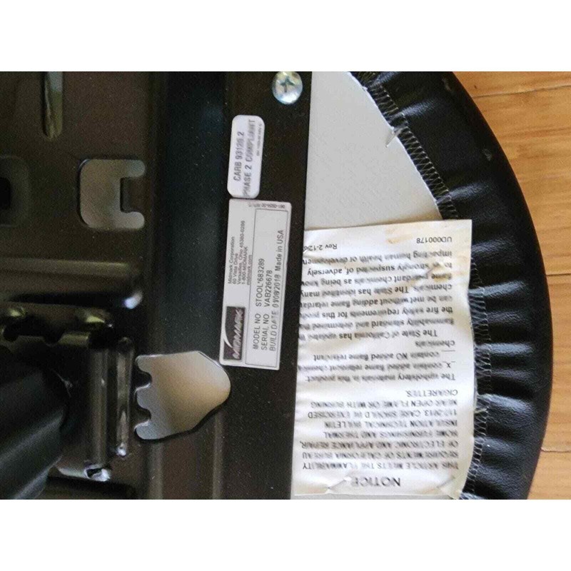 Ritter by Midmark STOOL Swivel office swivel model 683289 Black gallery