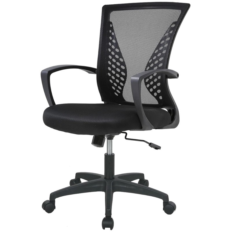 Modern PC Chair with Wheels and Adjustable Height
