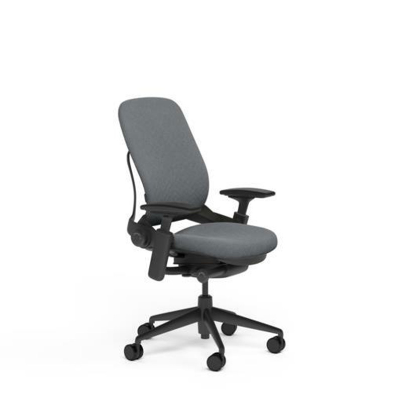 New Large Steelcase Leap PLUS Adjustable Desk Chair – Buzz2 Grey Fabric 500 lb