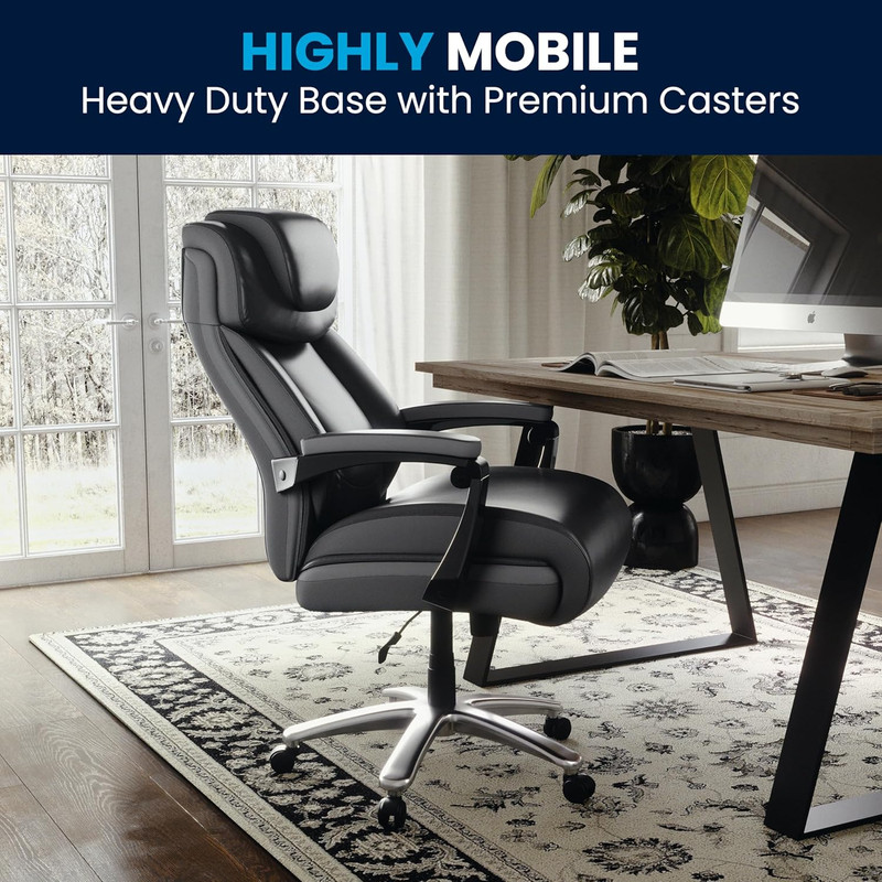 Hercules Series High-Back Swivel Leathersoft Office Chair, Ergonomic Executive C gallery