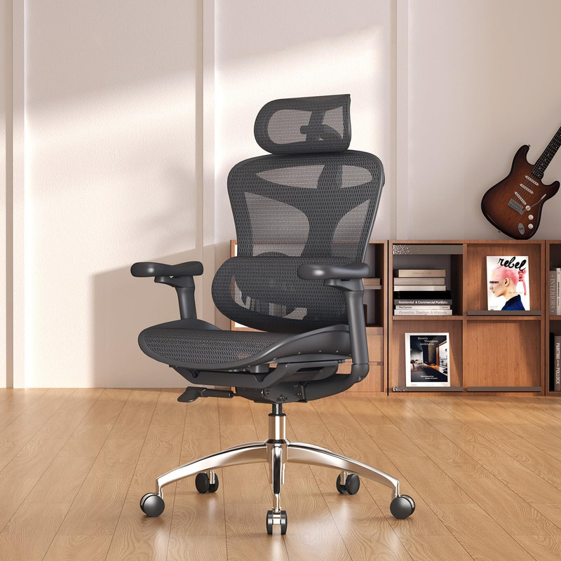 SIHOO Doro C300 Ergonomic Office Chair with Ultra Soft 3D Armrests, Dynamic Lumb gallery