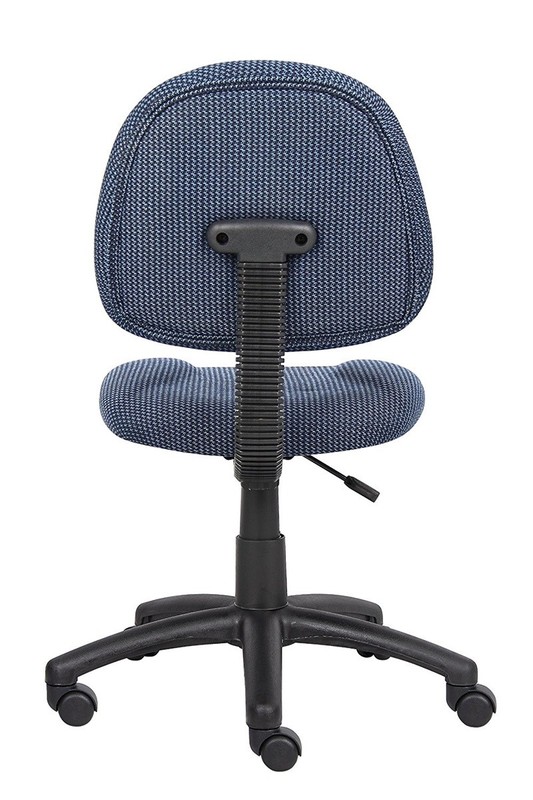 Small Office Desk Chair Adjustable Padded Seat Task Work Swivel Modern Blue NEW gallery