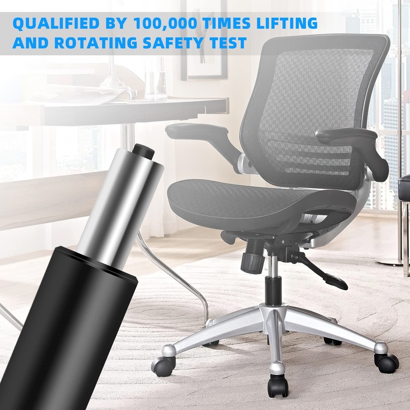 Adjustable Gas Lift Cylinder for Office Chairs, Black, 1000LBS Capacity gallery