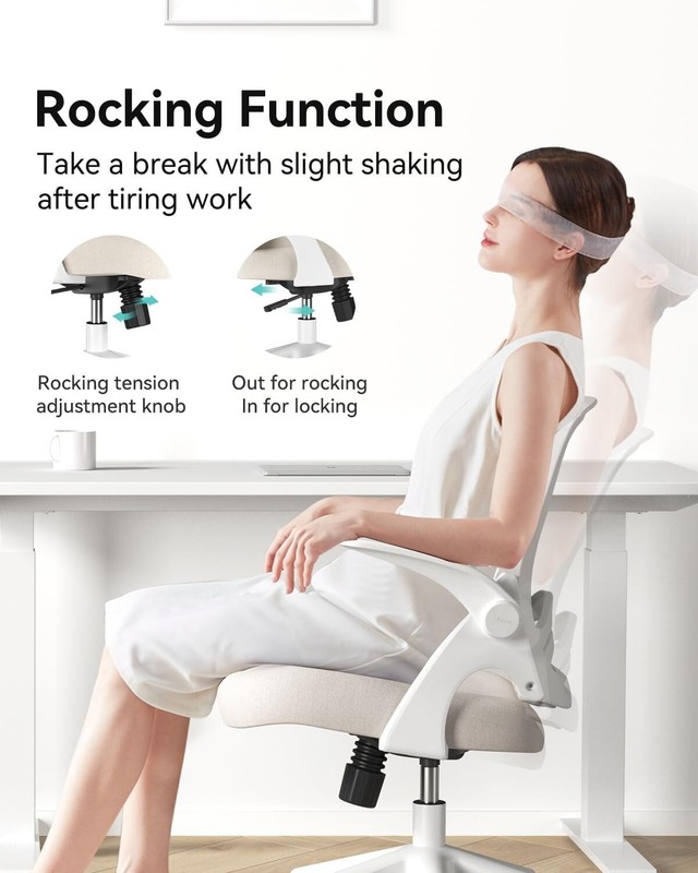 Stylish Penguin Design Desk Chair with Memory Foam Cushion and Mesh Backrest gallery