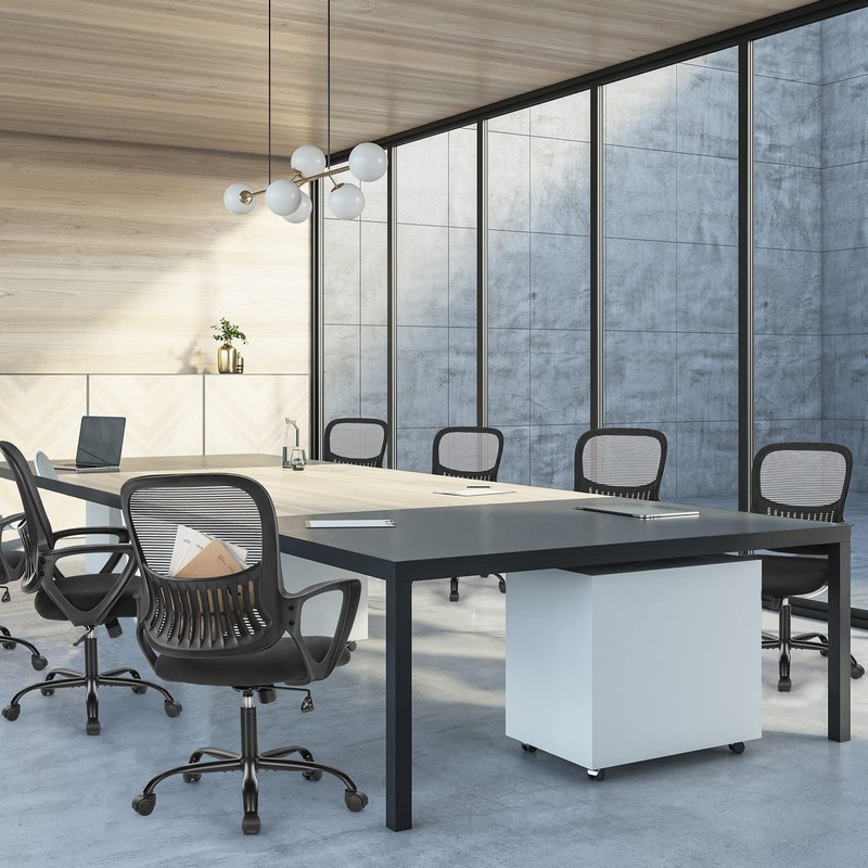 Sweetcrispy Home Office Managerial Executive Chair with Ergonomic Design, Mid... gallery