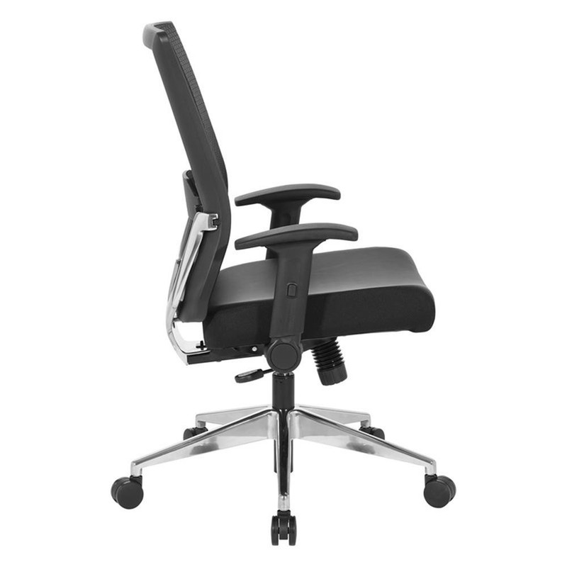 Black Matrix Back Manager's Office Chair with Black Bonded Leather Seat gallery