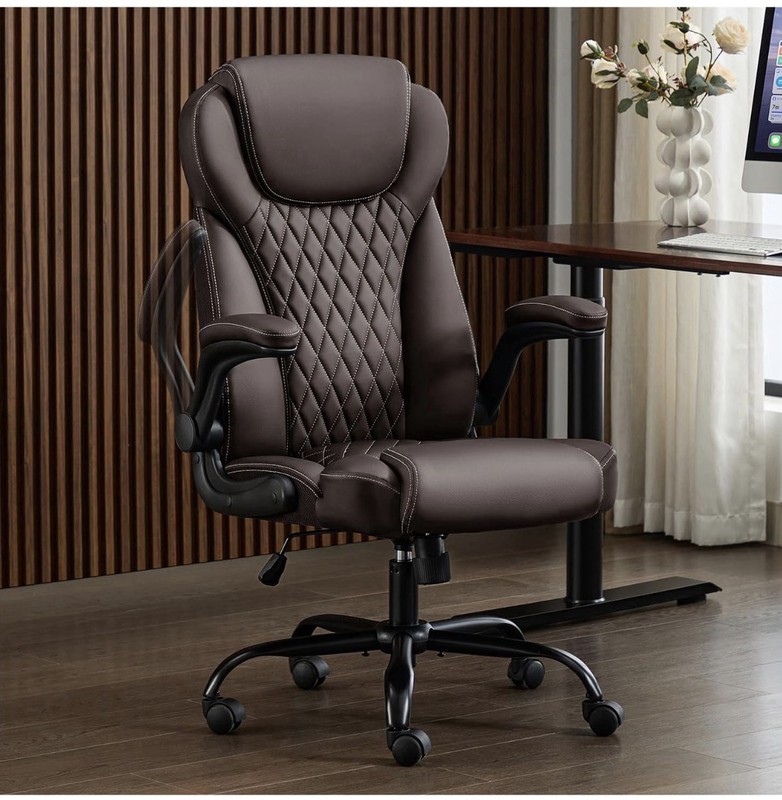 amseatec Office Chair, Executive PU Leather Chair