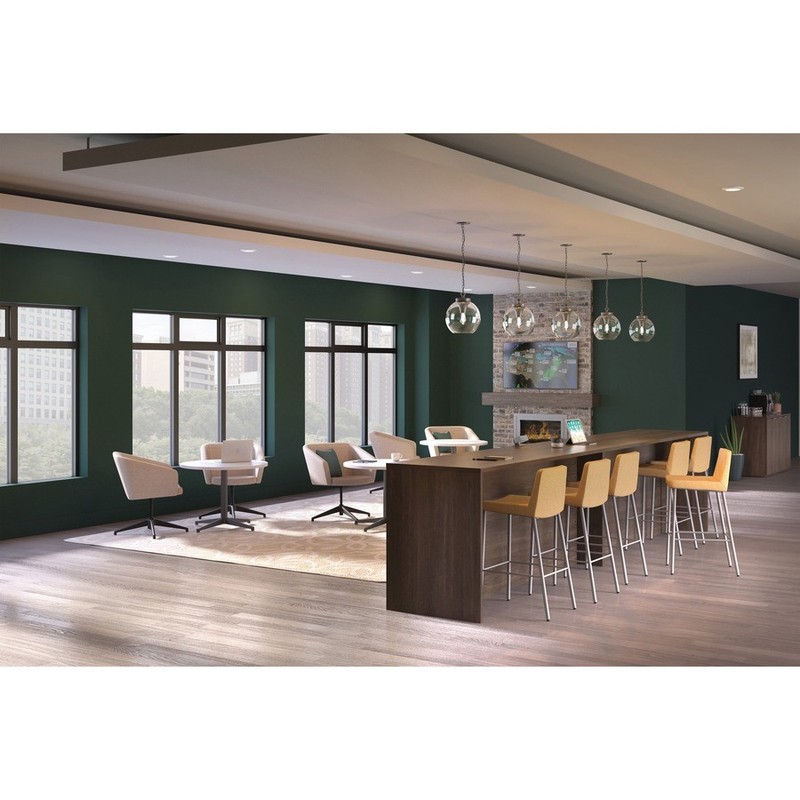 The Hon TLPBSN Conference Table Mid-base 28.4" Mahogany gallery