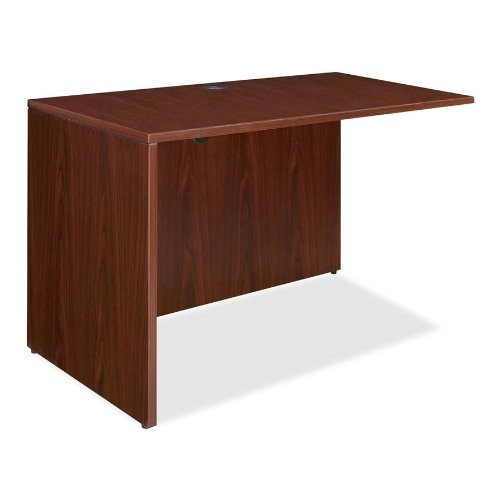 Lorell LLR69388 Rectangular Return 41″W Mahogany Laminate