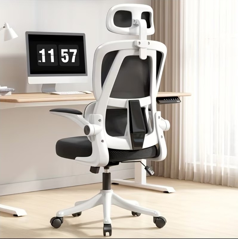 Modern Ergonomic Office Chair, Mesh Back with Lumbar Support, 3D Headrest, 90 R gallery
