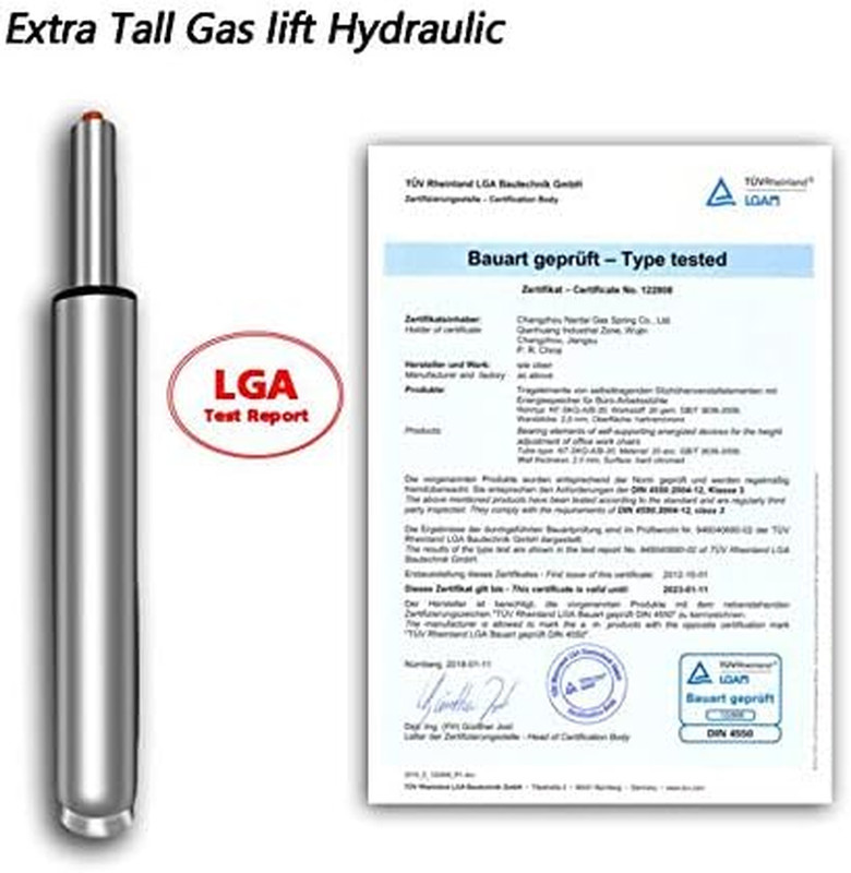 18" to 28" Long Adjustable Gas Lift Cylinder Tube for Bar Stool Drafting Chair R gallery