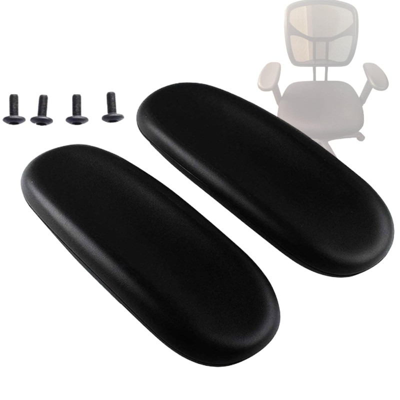 Office Chair Arm Rest Replacement Fits All Styles of Arms with 4″ Mounting Ho…
