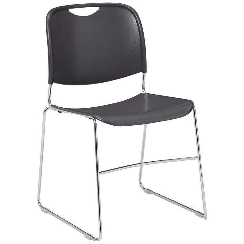 NATIONAL PUBLIC SEATING 8502 Stacking Chair,31 in H 9RND9