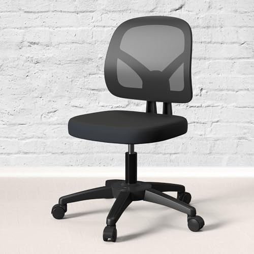 KIZECK ARMLESS MESH SMALL OFFICE Desks Without Armrests Adjustable Height