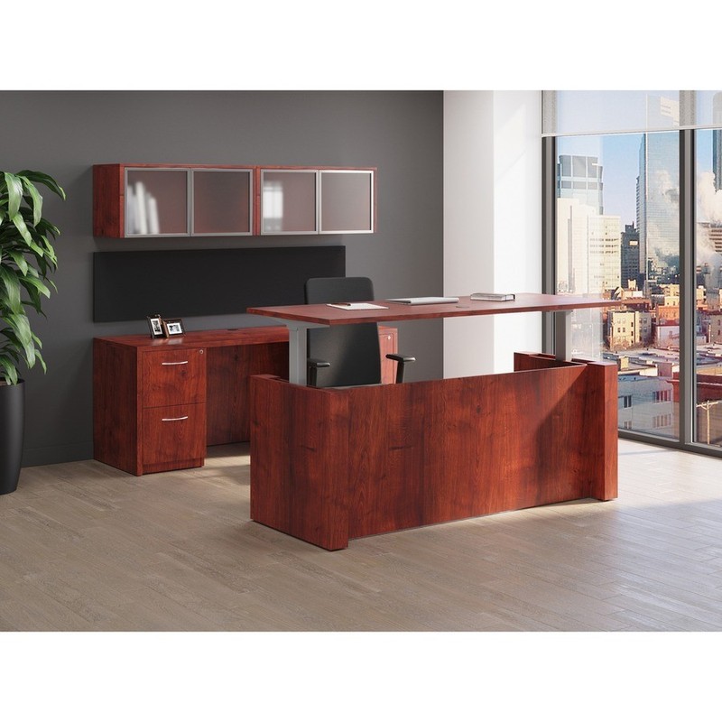 Lorell LLR69432 Pedestal 15.5"W 21.9"D 18.9"H Cherry gallery