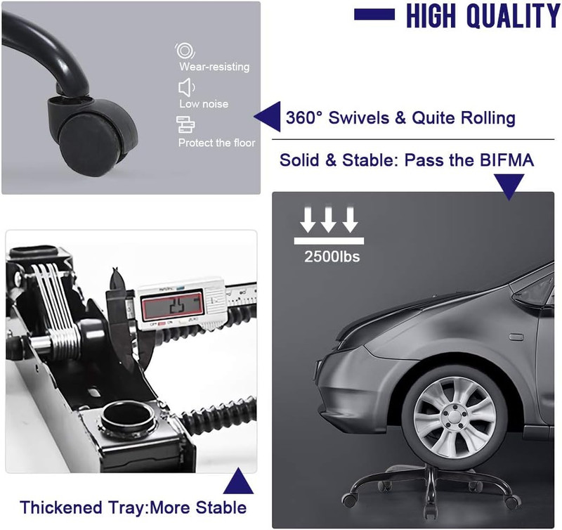 High-Back Gaming Chair PC Office Chair Computer Racing Chair PU Desk Task Chair gallery