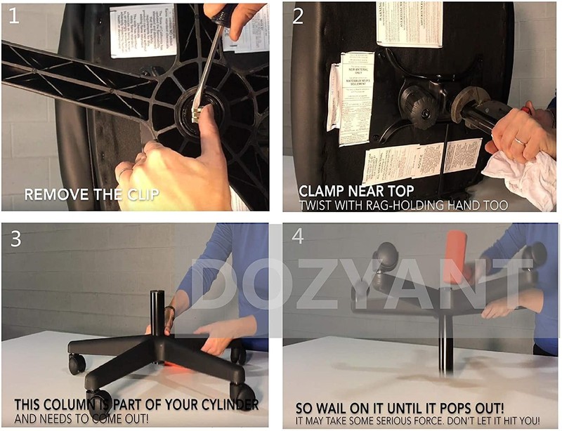 DOZYANT Gas Lift Cylinder Replacement,Hydraulic Pneumatic Shock Piston Heavy ... gallery