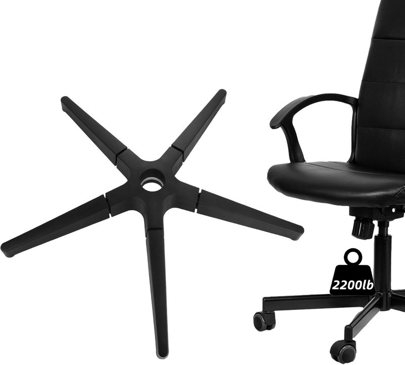 Office Chair Base Parts Heavy Duty, Bear Capacity 2200 lbs, 28 Inch Desk Chai…