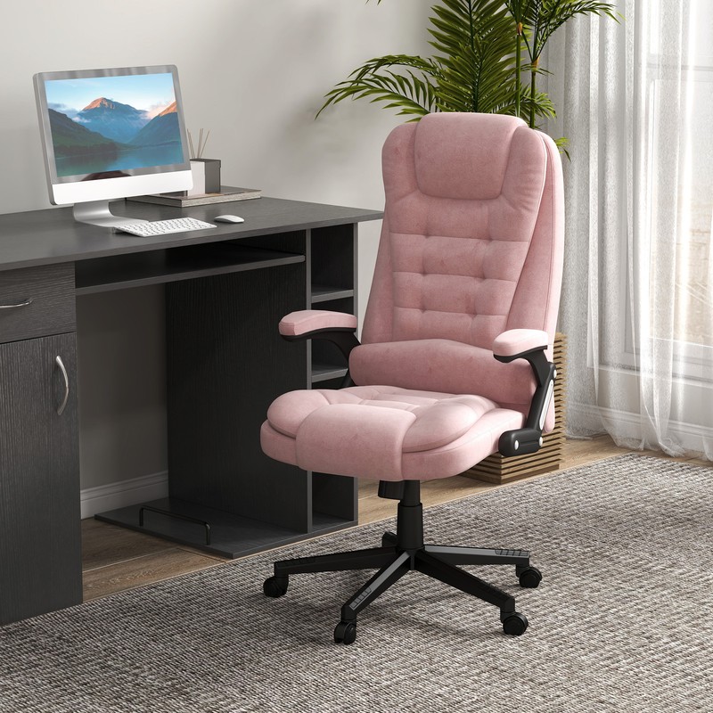 6 Point Vibrating Massage Office Chair with Lumbar Heat
