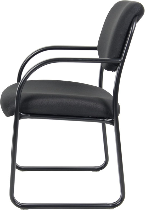 Stylish Black Fabric Guest Chair - Comfortable & Modern Design (B9521-BK) gallery